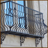 Wrought Iron Balcony Railing Sacramento